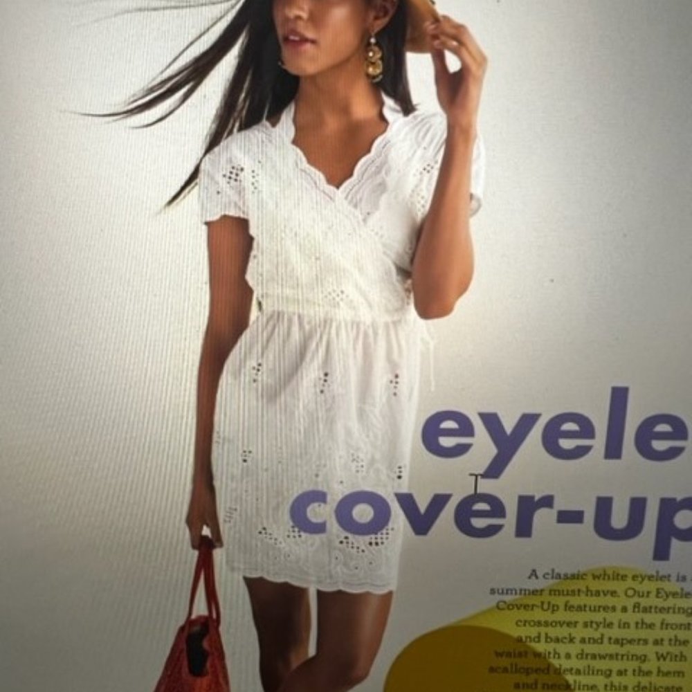 Cabi Medium Eyelet Coverup NWOT